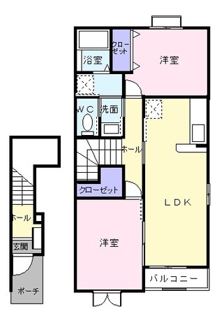 ｅａｓｔ　３３０の物件間取画像